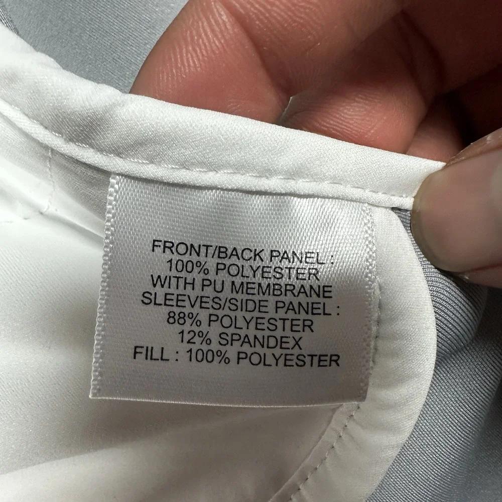Peter Millar Crown Sport Performance Fabric Endeavor White Jacket Sz L $245 Golf